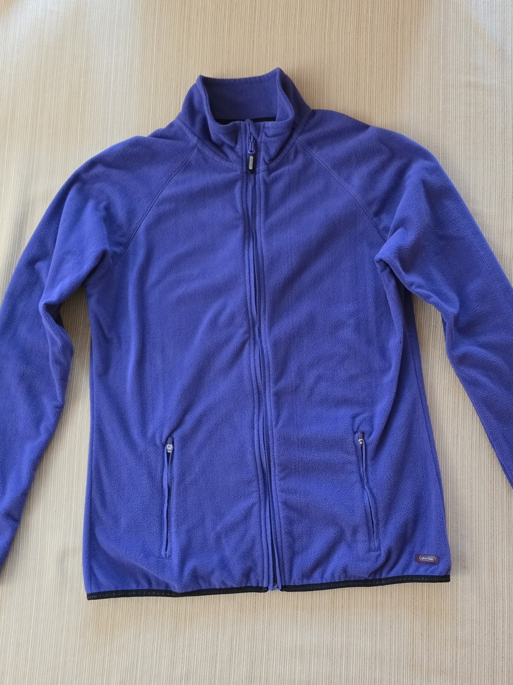 Calvin Klein Performance Quick Dry Women's Violet Full-Zip Fleece Jacket